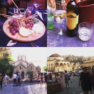 Essen und Trinken in Athen