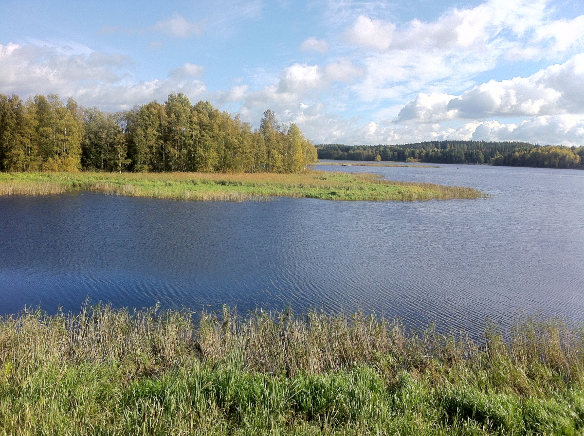 Saimaa See in Finnland